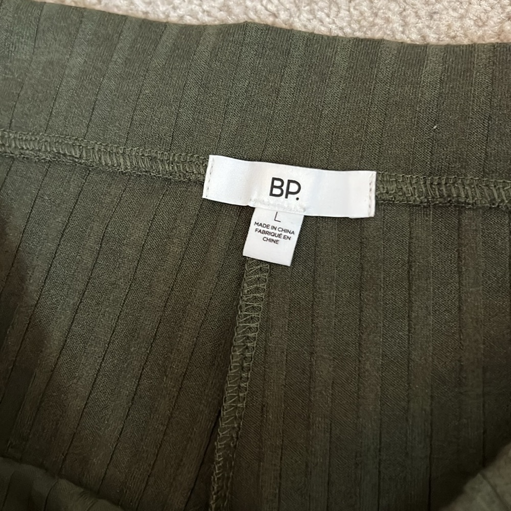 BP. ribbed knit pants from Nordstrom Ribbed Bootcut Flate Pants Size Large - Picture 7 of 8
